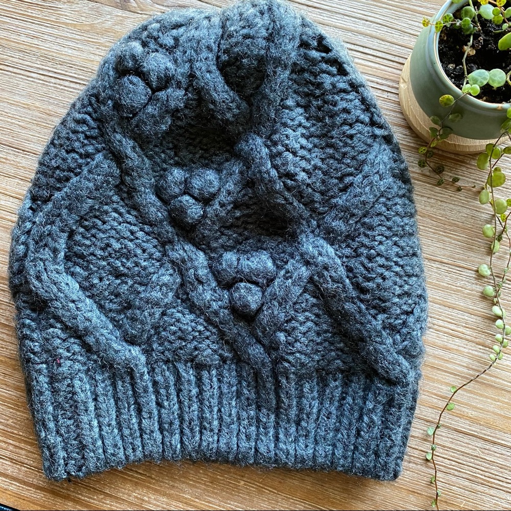 Merona Grey Knit Beanie